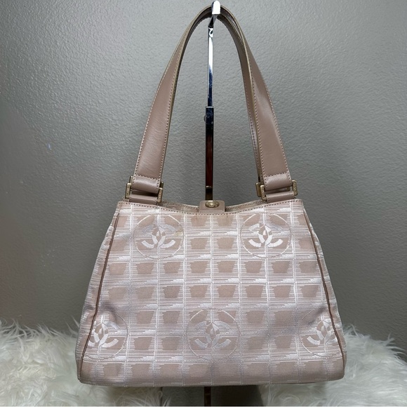 Chanel Travel Line CC Logo Handle Bag- Neutral Colors - Picture 2 of 16